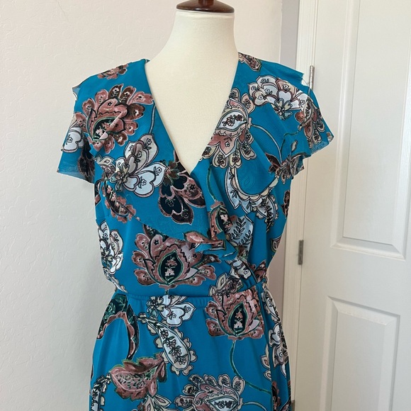 Women's Apt. 9 Ruffle Wrap Maxi Dress - Picture 4 of 15